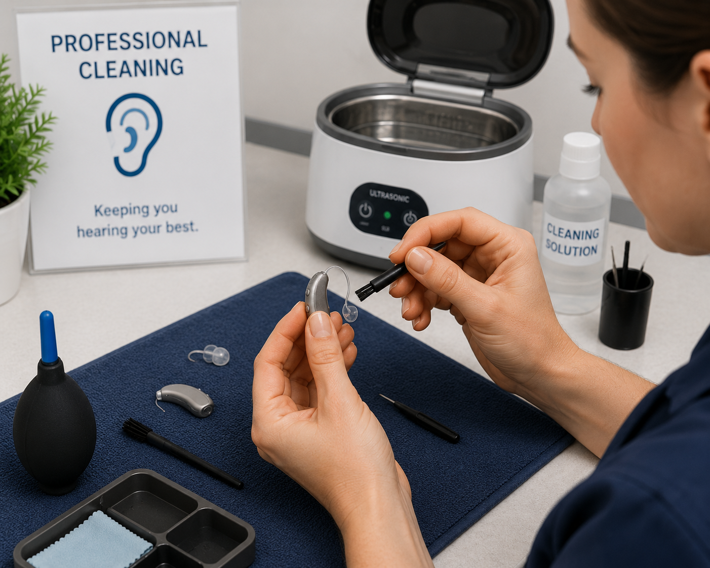 Professional Hearing Aid Cleaning Service - Deep Cleaning and Maintenance Rio Grande Valley